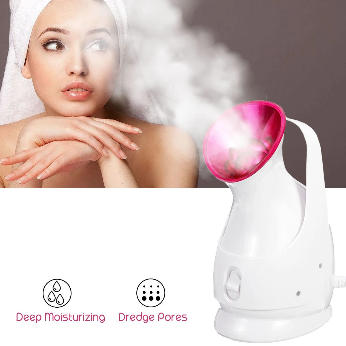 

Deep Cleaning Facial Cleaner Beauty Face Steaming Device Facial Steamer Machine Facial Thermal Sprayer Skin Care Tool