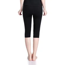 SFIT женские спортивные штаны из неопрена для нагревания, с эффектом сауны, формирующие штаны для бега, брюки для сжигания жира, штаны для йоги