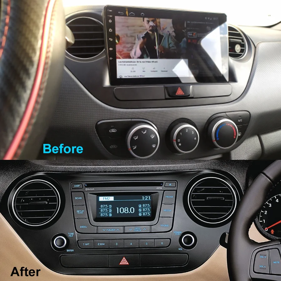 128 Гб ПЗУ Android экран для Hyundai Grand I10 2013 2014 2015 2016 автомобильное радио мультимедийные