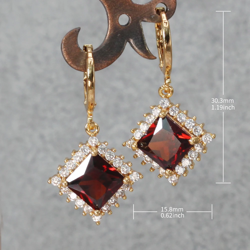 H96334dcab3db49da9b842a929eb2e36bN - Trendy Vintage Drop Earrings For Women Gold Filled Red Green Pink Lavender Zircon Earrings Gold Earring Wedding Jewelry
