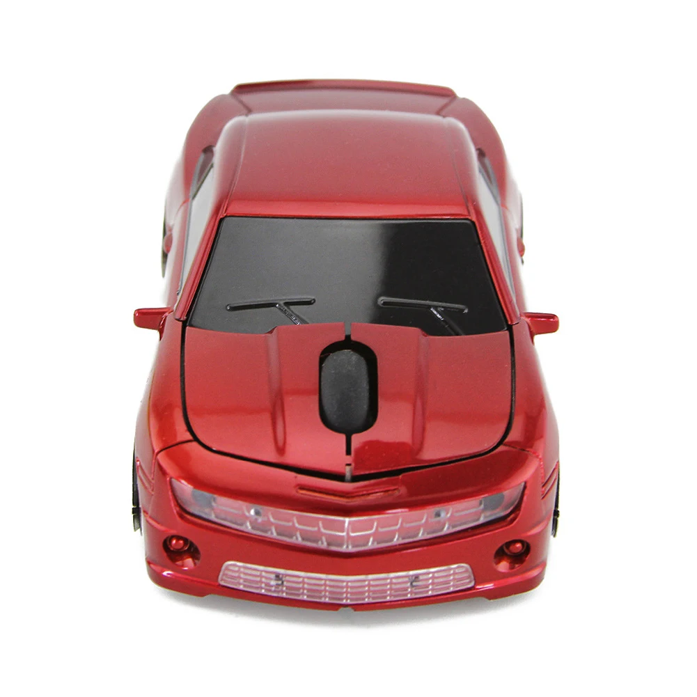 Беспроводной игровой 3 ключа Оптический 2,4 ГГц мышь с приемником USB форма мини-автомобиля Прохладный офисный ноутбук Пластик домашний компьютер