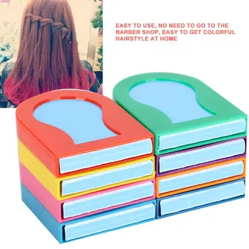 

8 Colors Hair Coloring Powder Temporary Hair Dye Pigment Home DIY Hair Styling Dyes for Clubbing Festivals Birthday Parties