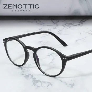

ZENOTTIC Blue Light Blocking Glasses Women Men Retro Round Anti Blue Light Protection Computer Glasses Frames Goggles Eyewear