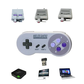 

Gamepads Game Controller for NES SNES Classic Mini Gaming Console PC Windows IOS Android TV Box forNintendo Wiseless Joystick