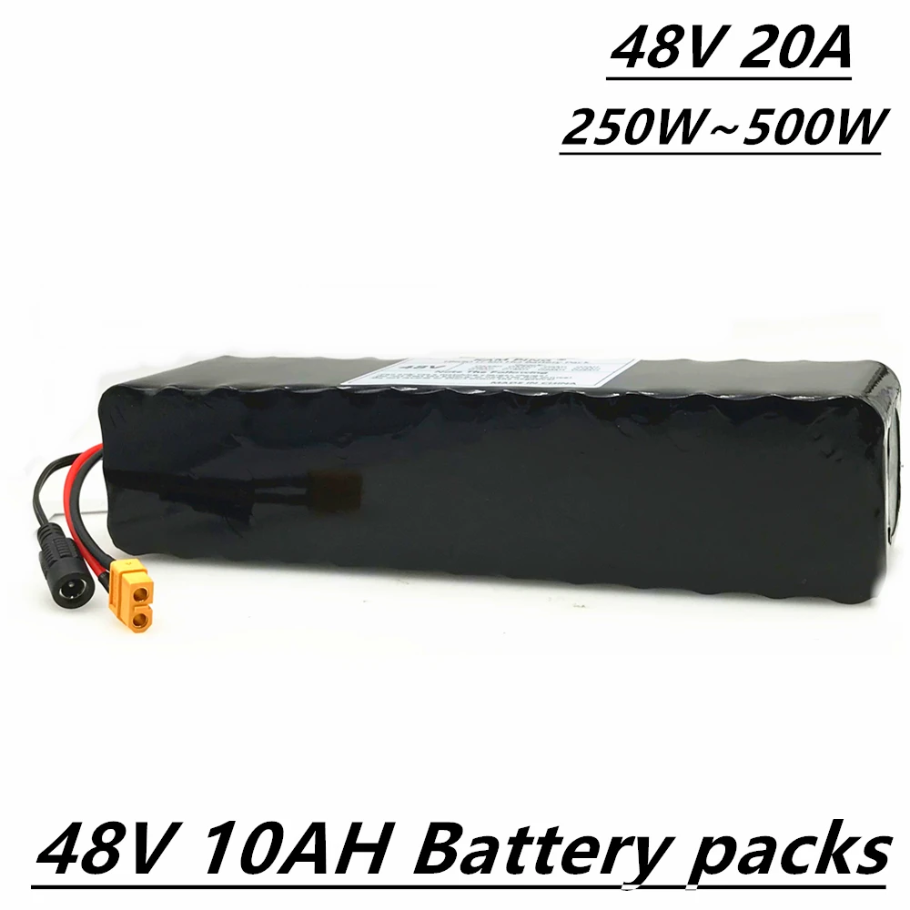 48v lithium ion battery 48v 10Ah 1000w 13S3P Lithium ion Battery Pack For 54.6v E-bike Electric bicycle Scooter with BMS+XT60 48v lithium ion battery 48v 10Ah 1000w 13S3P Lithium ion Battery Pack For 54.6v E-bike Electric bicycle Scooter with BMS+XT60
