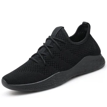 

Breathable Men Sneakers Male Shoes Adult Red Black Gray High Quality Comfortable Non-slip Soft Mesh Men Shoes Summer Size 39-46