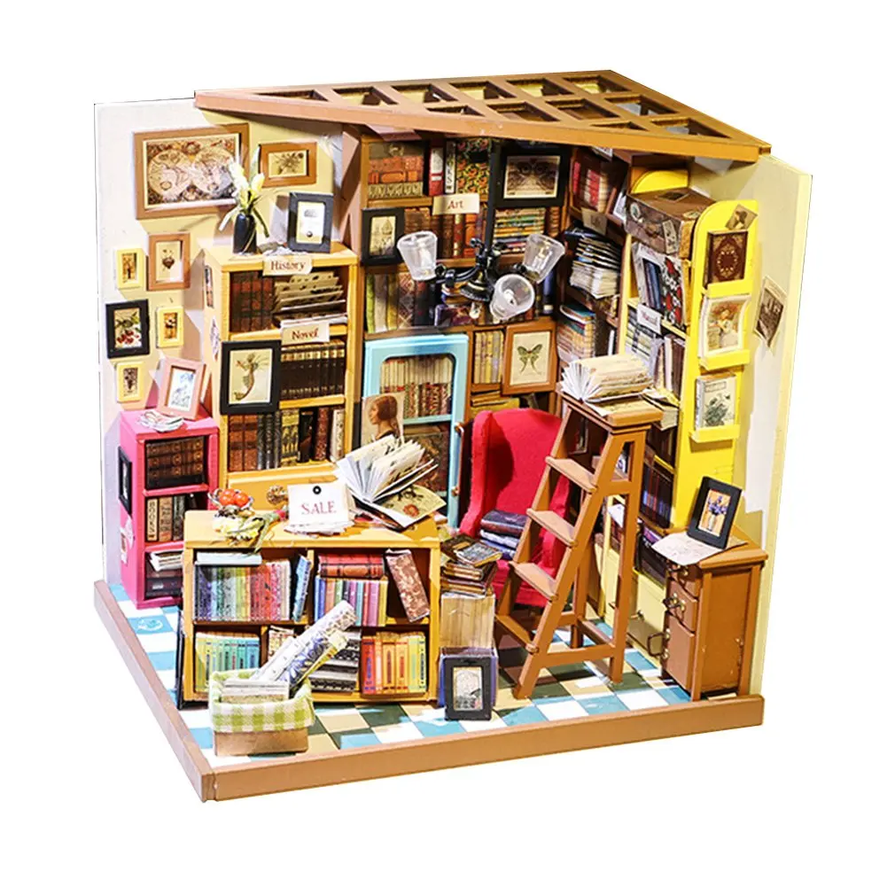 3D трехмерная модель пазла в сборе ручной работы сделай сам коттедж подарок на