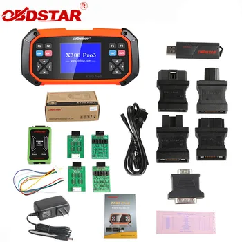 

OBDSTAR X300 PRO3 Key Master with Immobiliser + Odometer Adjustment +EEPROM/PIC+OBDII for Toyota G & H Chip All Keys Lost