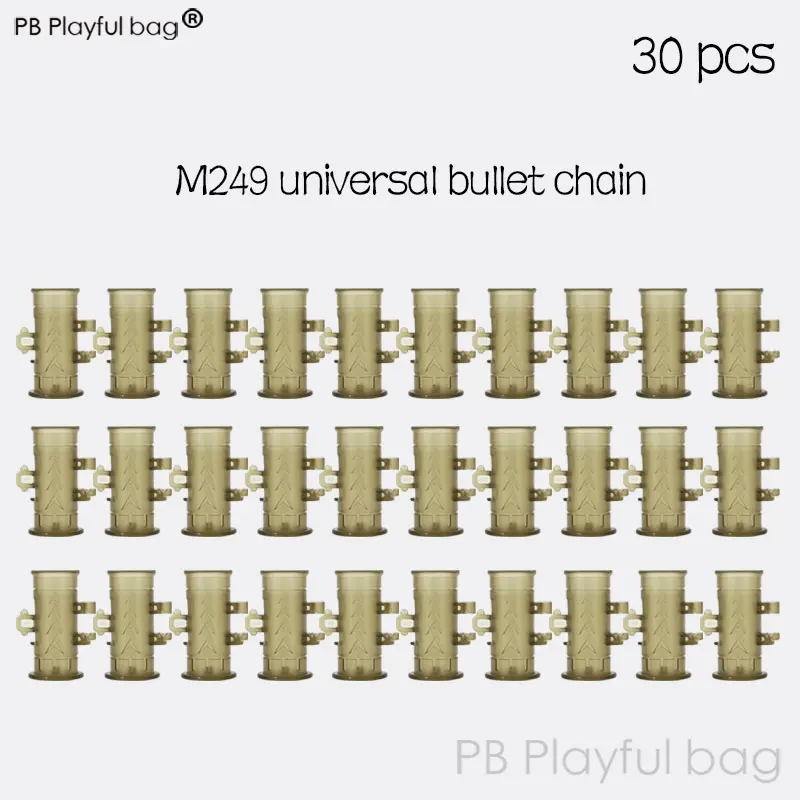 PB Playful bag Outdoor sports CS game Le Hui ball bullet M249 large pineapple Gatling soft bullet chain toy accessories id75 4
