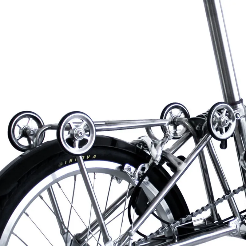

Folding bicycle titanium easywheel 65mm for brompton rack push wheel