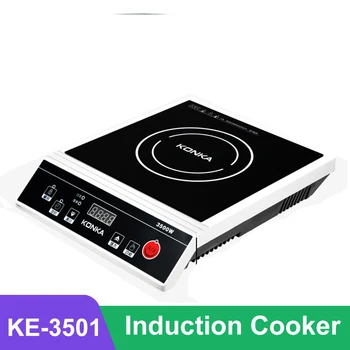 

110/220V 3500W Commercial Cooktop Burner Induction cooker Stainless Steel Household Stove Waterproof