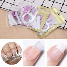 2 м волокно стекло ногтей расширение для УФ гель здание Французский маникюр акриловый Стеклопластик Форма для ногтей салонный инструмент С...(China)