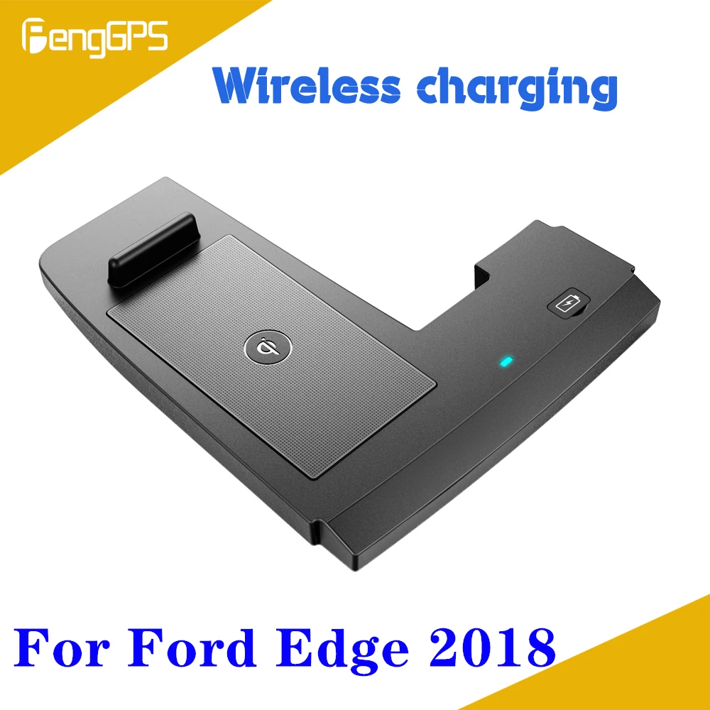 Quick Wireless Charger For Ford Edge 2018 QI Fast Mobile Phone 10W Hidden Car Dashboard Holder Charging Pad |