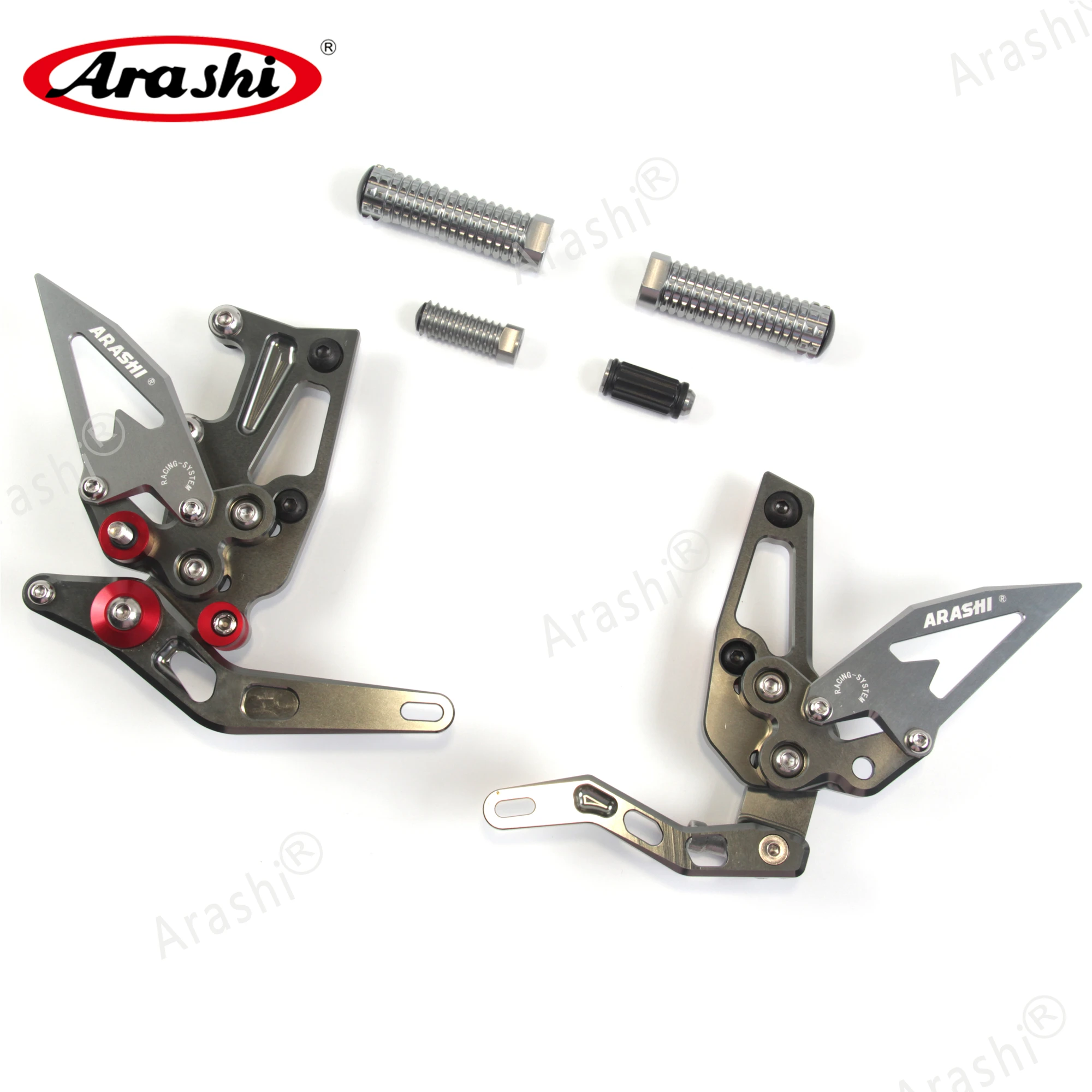Arashi Rider Rearset Регулируемые подножки для TRIUMPH Speed Triple 1050 2011 2015 ног 2012 2013