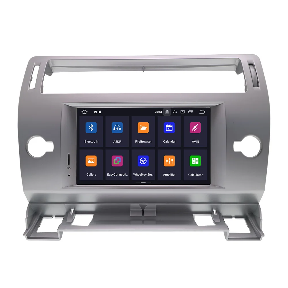 Flash Deal Android9.0 Octa Core Car GPS Navigation DVD Player For Citroen C4 Quatre Triumph 2004-2012 multimedia radio GPS navigation video 1