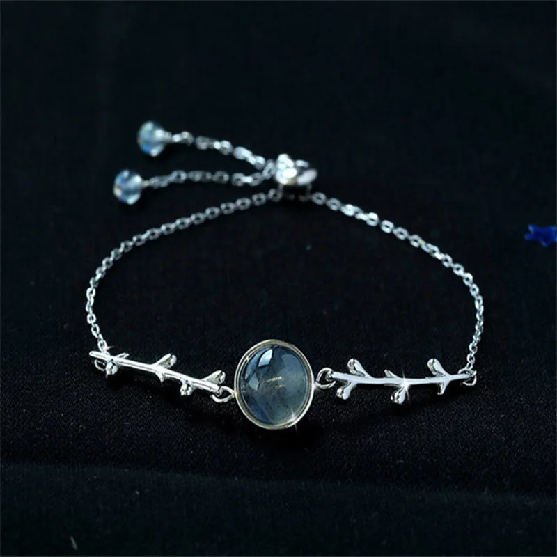 

925 sterling silver bracelet The moonlight sen-lin shi contracted personality Sam is a little fresh students girlfriends a gift