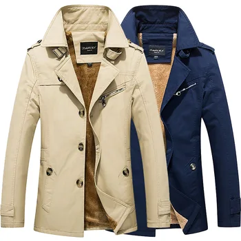 

New Winter Jackets Windbreaker Coat Fashion Mens Warm Outwear Thick Top Brand Slim Mens Coats Casual Jackets Male Coat plus size