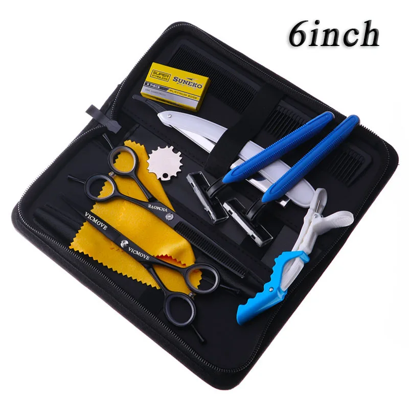 VICMOVE 5 &quot/6&quot ножницы для волос Профессиональные Парикмахерские набор резка +