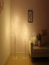  Illuminated Tree Lights LED Christmas Simulation Tree Lamp Emulate The Branch Shape Lamp Home Holiday Decoration Tree Lighting 