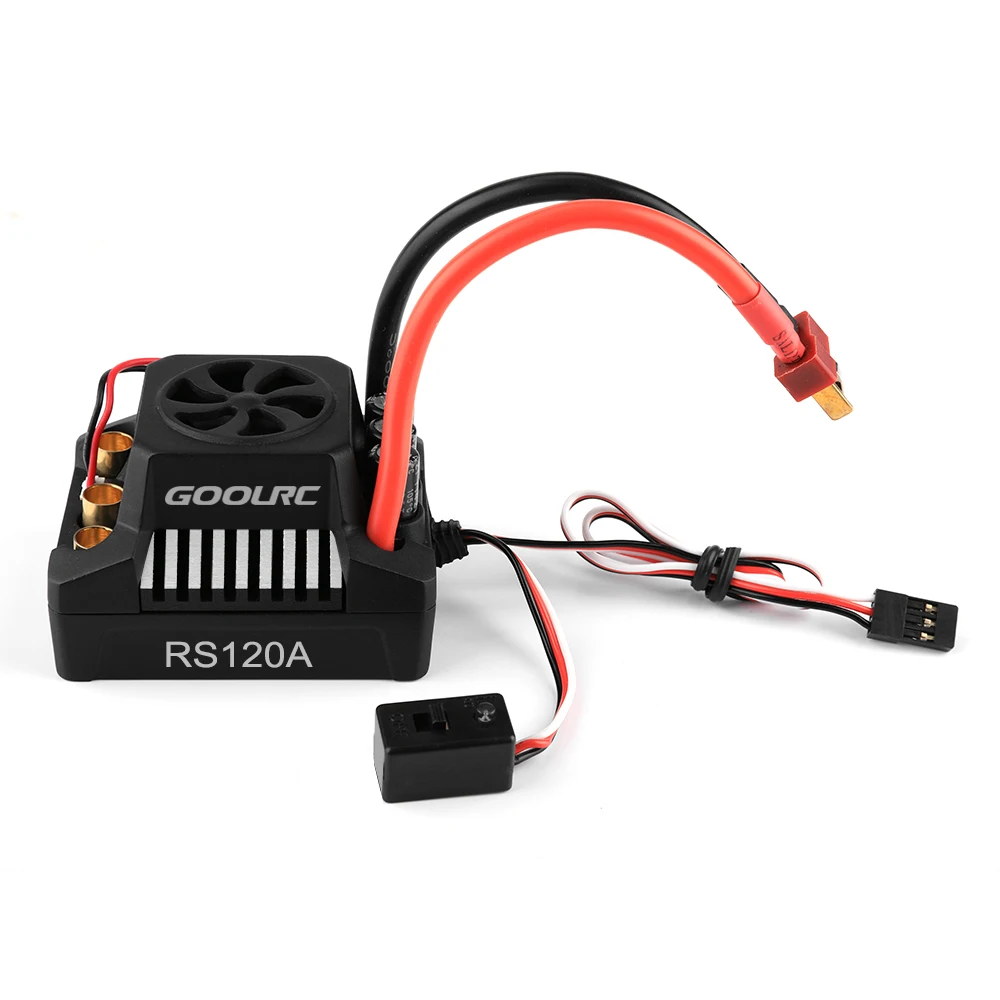 GoolRC 3670 2850KV бесщеточный двигатель и 120A бесщеточный брызгозащищенный электронный регулятор скорости ESC& 6,0 V/3A BEC для 1/8 1/10 RC автомобиля