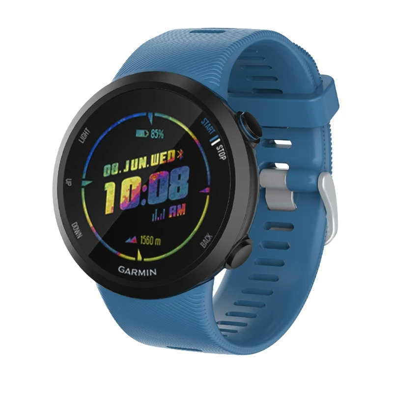 

Silicone Replacement Wristband Smart Watch Strap for garmin- Forerunner 45 45s 62KA