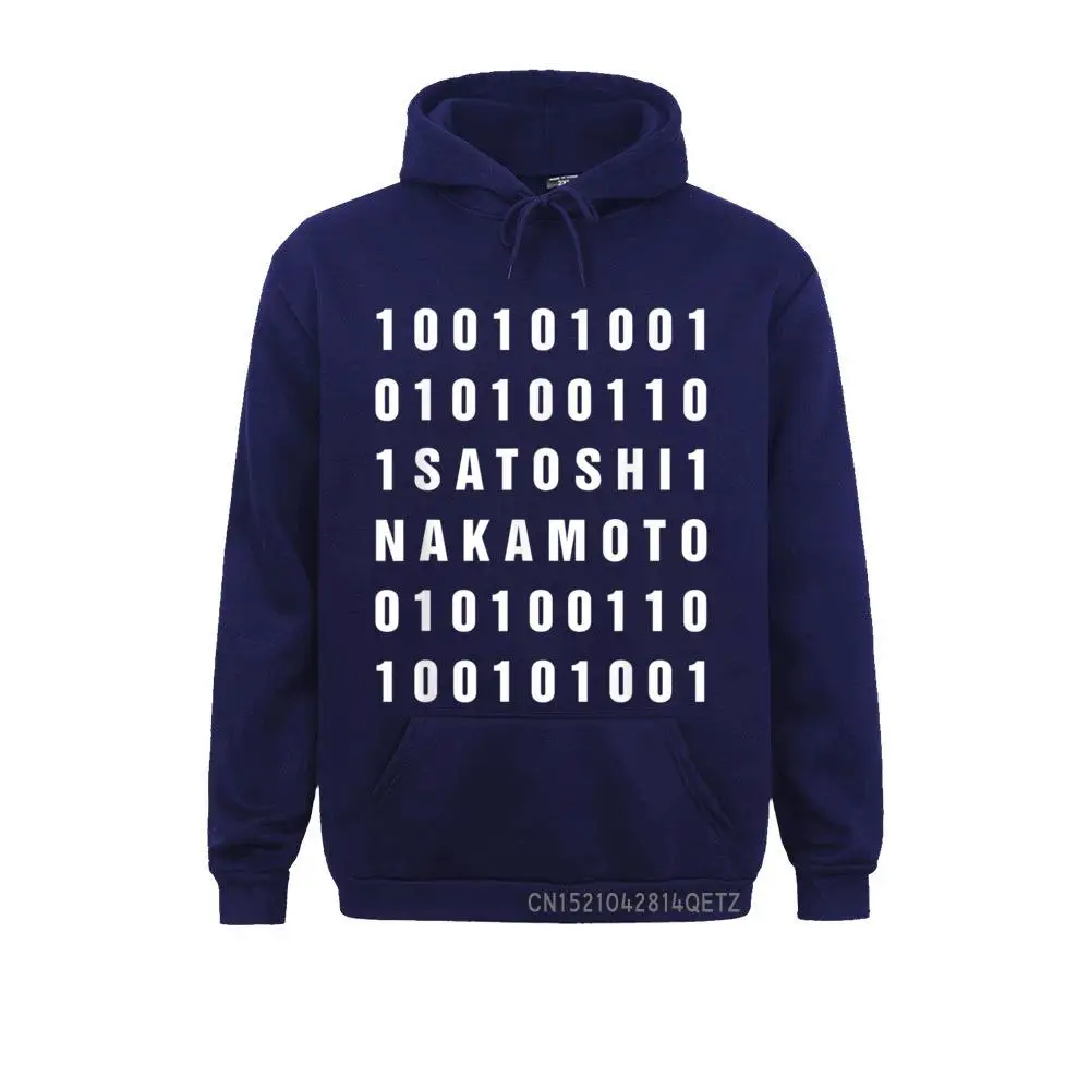 2021 Newest Men's Hoodies Binary 100101001 Satoshi Nakamoto Bitcoin Blockchain T-Shirt__B13438 Sweatshirts  Long Sleeve Hoods Normal Binary 100101001 Satoshi Nakamoto Bitcoin Blockchain T-Shirt__B13438navy