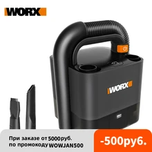 Worx Portable Car Vacuum Cleaner WX030 20V Cordless 10Kpa Powerful Cyclone Suction Handheld Cleaner for Car Home Auto Aspirador