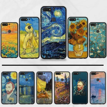 

Van Gogh art Printing Phone Case cover Shell For Huawei Honor 7C 7A 8X 8A 9 10 10i Lite 20 NOVA 3i 3e