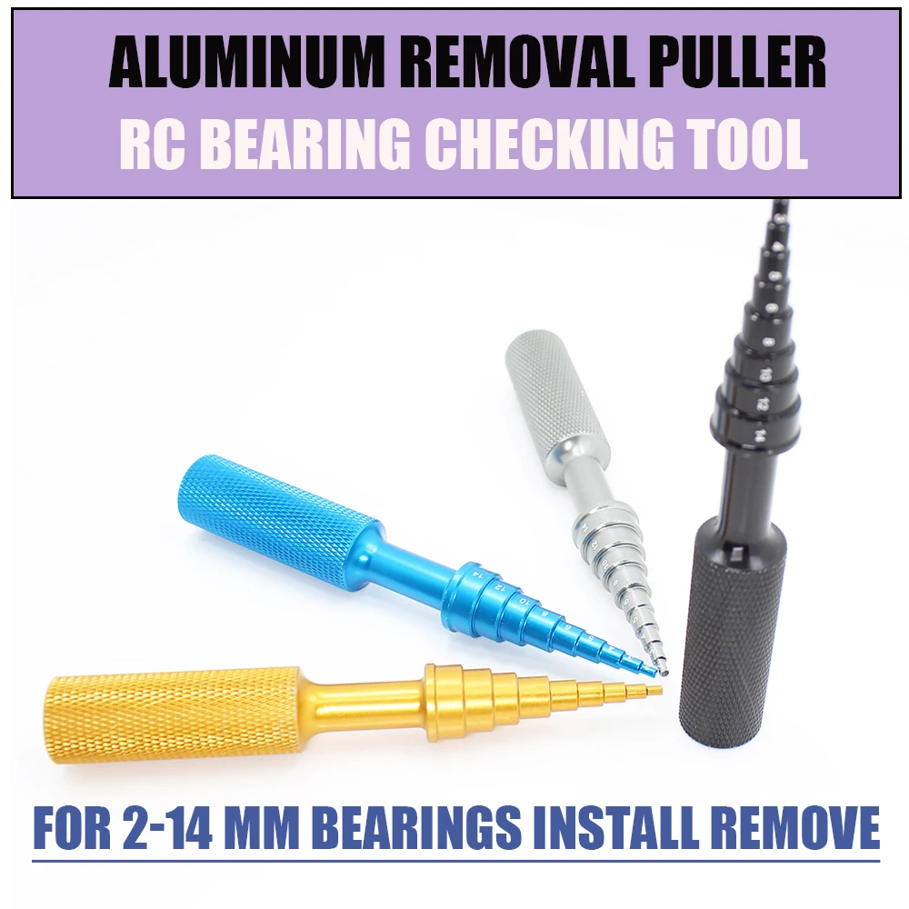 RC Ball Bearing Checking Tool Metal Removal Puller 2-14mm Model Driver K6 