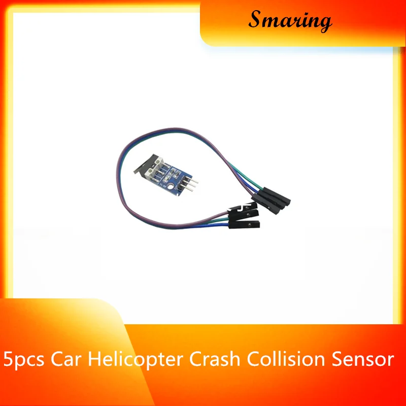 Car Helicopter Crash Collision Sensor Impact Switch Module Robot Model For Arduino With Dupont Cable For Arduino DIY RC Toy