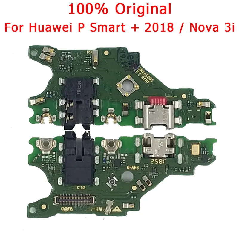 Оригинальная плата зарядного устройства для Huawei P Smart Plus USB порт зарядки на Nova 3i PCB