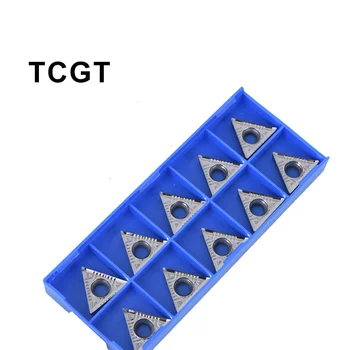 

TCGT Aluminum Turning Insert TCGT16T304 TCGT32.51 AK H01 Carbide Indexable Boring Bar Insert CNC Lathe Wood Cutting Tool