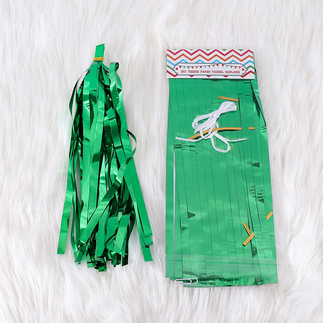 accessories paper tassel ribbon wedding decoration balloon birthday party decoration party decoration baby birthday prop