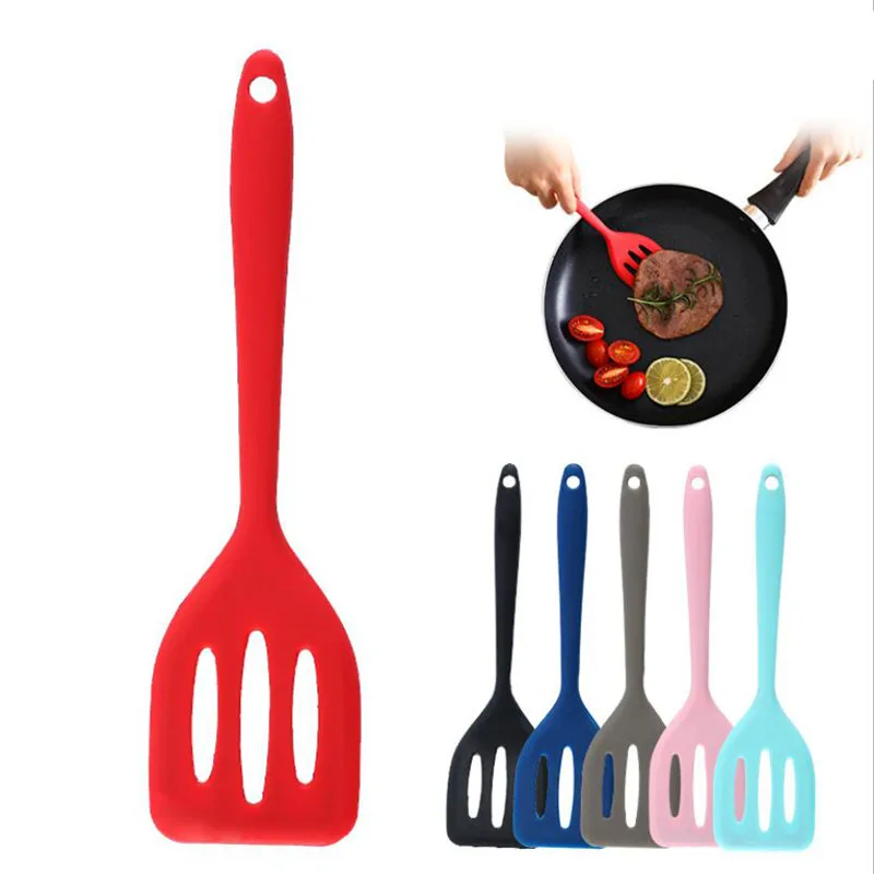 Kitchen Utensils Egg Fish Frying Pan Spatula Scoop Fried Shovel Silicone Turners Cooking Utensils Kitchen Tools Cooking Accessories Gadgets