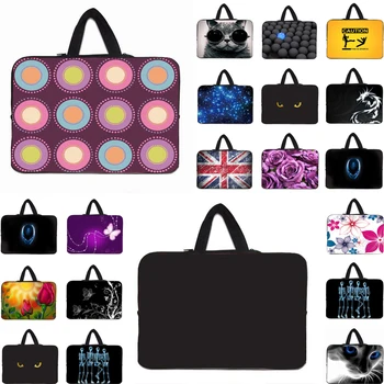 

Neoprene Laptop Carry Bag Case Soft 10 12 13.3 14.1 15.4 17 16 11.6 10.1 inch Notebook Handle Fundas For Macbook Air 13 2020