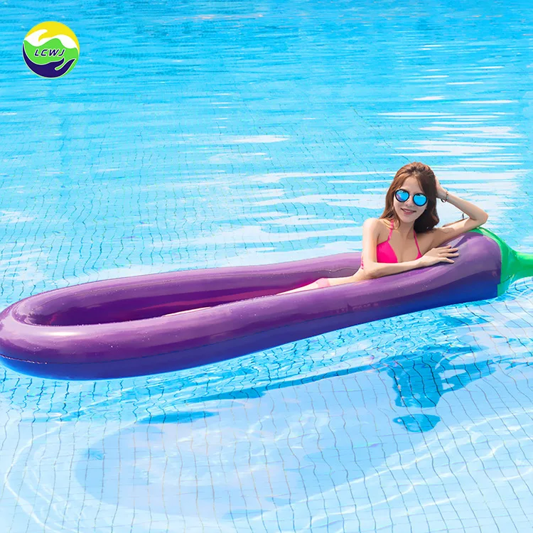 

Environmentally Friendly PVC Inflatable Eggplant Floating Row Sample Processing Inflatable Pizza-like Floating Row Pineapple-sha