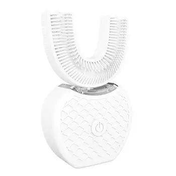 

U-Type Electric Massage Toothbrush Usb Charging Tooth Whitening Instrument Can Be 360 Degree Cleaning Oral Health