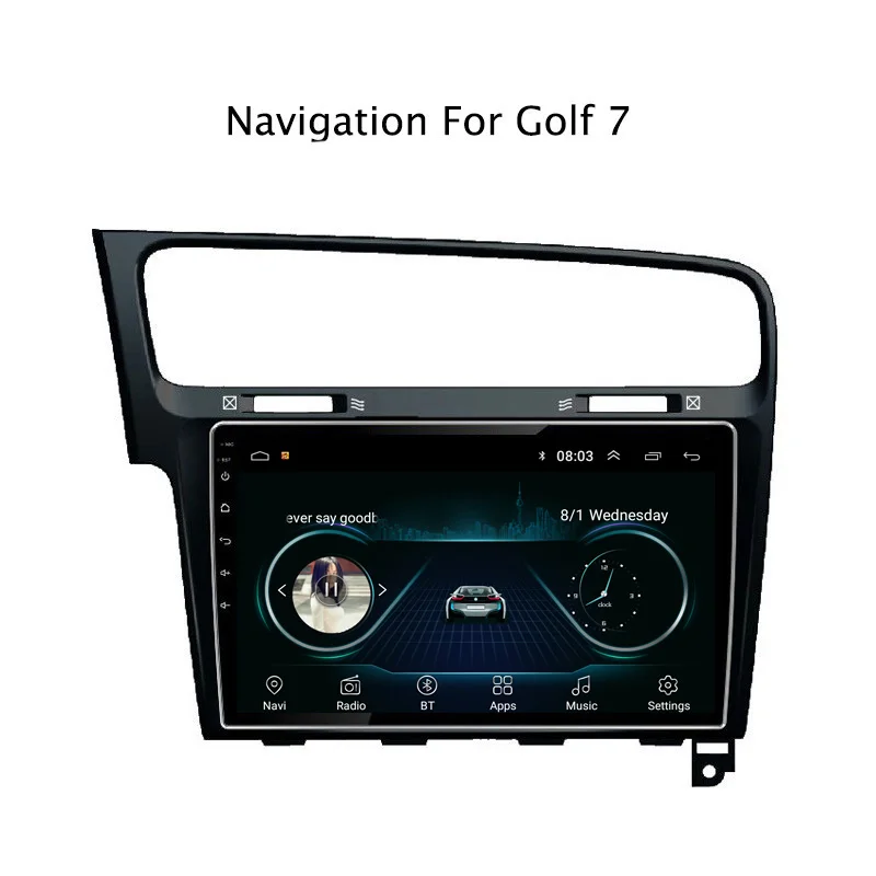10 1 &quot2.5D Android 8 автомобильный DVD gps плеер для VW Golf 7 2014-2018 радиоприемник стерео