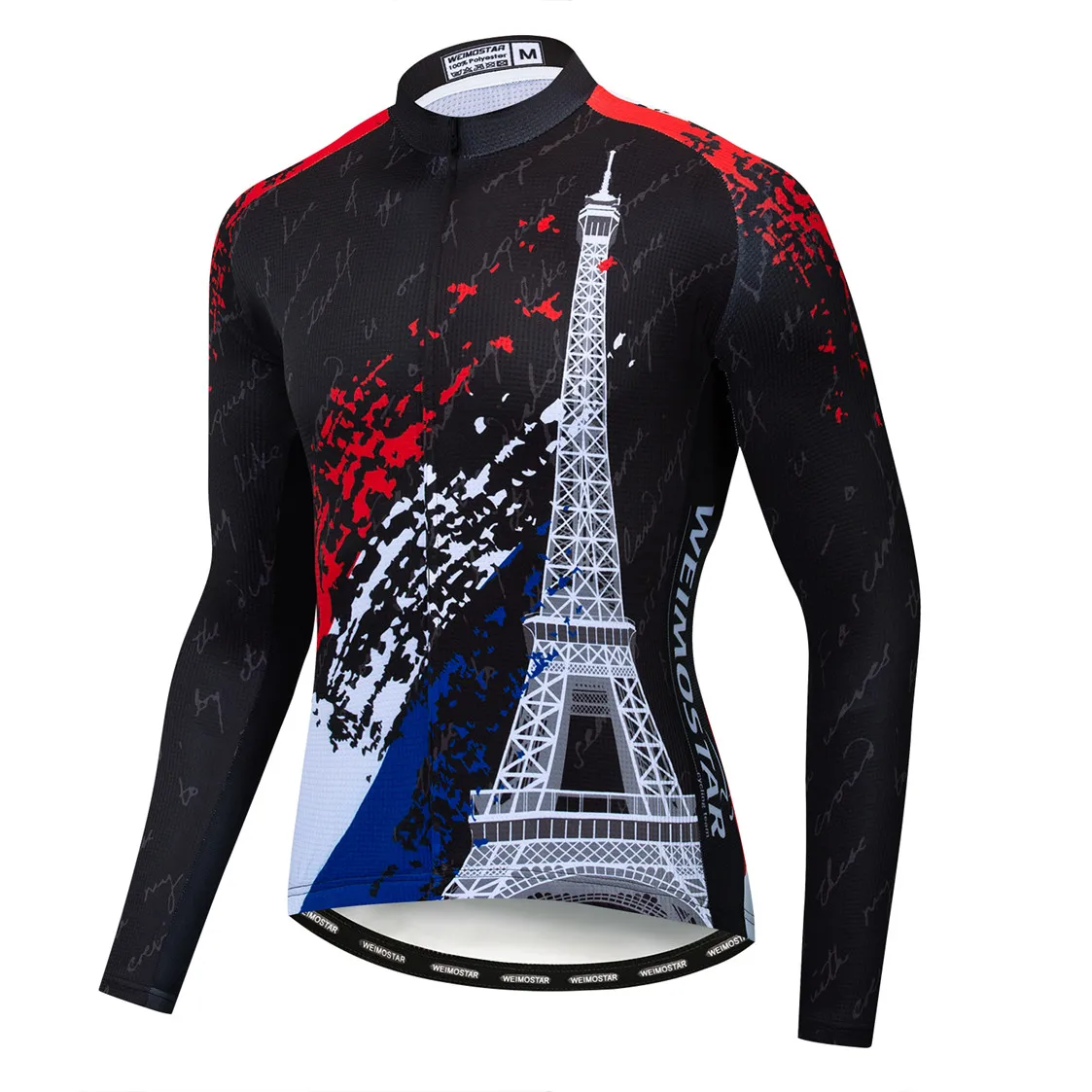 cycling jersey Men Mountain Bike jersey fall MTB Bicycle Shirt long sleeve Road blouse Top Breathable autumn skull black - Color: 10