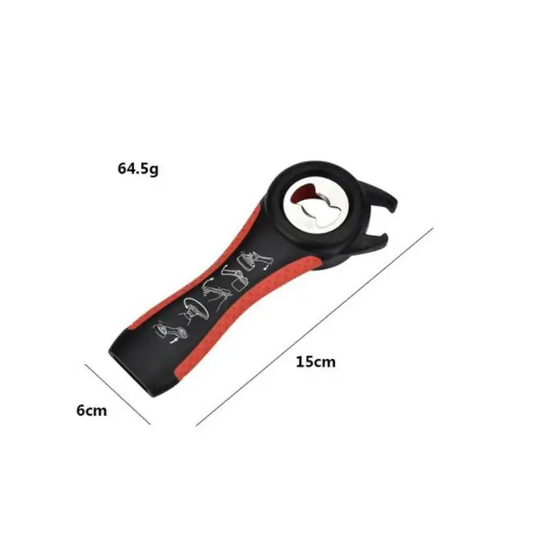 ROSENICE 2Pcs Multifunction Manual Can Bottle Tin Opener Kitchen Tools Stainless Steel Bar gadgets Cans Bottle Opener Hot Sales