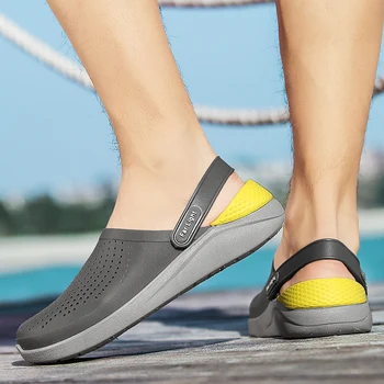 

Summer Women Sandals Beach Sports 2020 Women Men Slip-on Slippers Female Male Croc Clogs Crocks Crocse Water Mules Garden Shoes