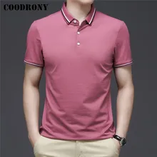 

COODRONY Brand Business Short Sleeve Polo-Shirt Men Clothing Spring Summer New Arrival High Quality Pure Color Casual Top C5152S