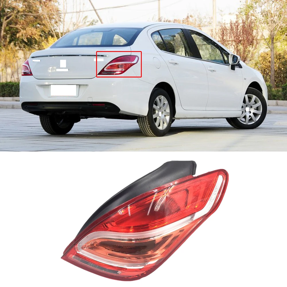 CAPQX 1 шт. для Peugeot 308 2011 2013 задний светильник хвост тормозной фонарь единый