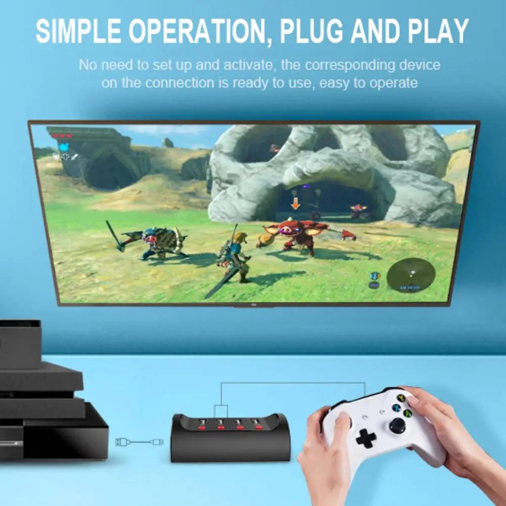 

PG-9133 Mouse and Keyboard Extension HUB for Switch/PS4/XBOXONE Converter