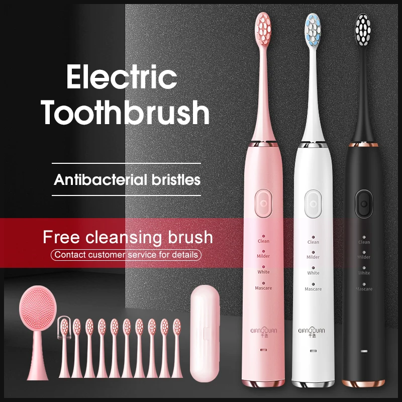 2020 New Electric Toothbrush Toothbrush Sonic Ultrasonic Brush IPX7 Waterproof Sonic Toothbrush Recharge Sterilization Discount 2020 New Electric Toothbrush Toothbrush Sonic Ultrasonic Brush IPX7 Waterproof Sonic Toothbrush Recharge Sterilization Discount