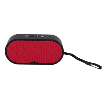 

Portable Bluetooth Speaker Portable Wireless Player Linen Design Subwoofer Loudspeakers o For Phone With Mic Tf Usb