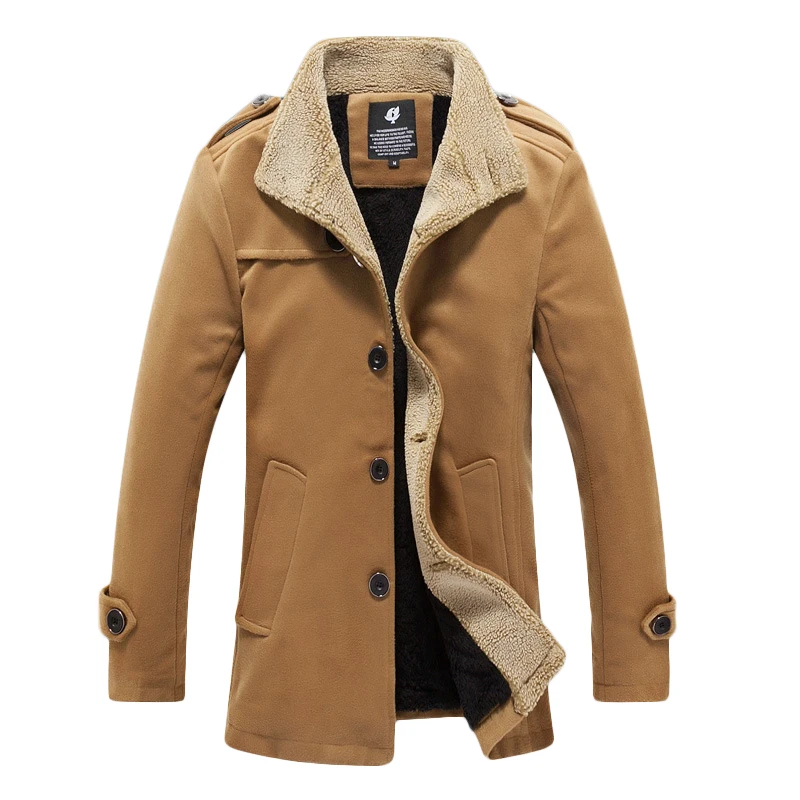 

Winter Wool Coat Men Casual Basic Jackets Windbreaker Plus Size Man Coats Winter 2019 Overcoat Mens Coats And Jackets Plus Size