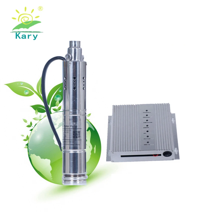 

24v dc brushless stainless steel screw solar water pumping machine for deep well submersible pump price