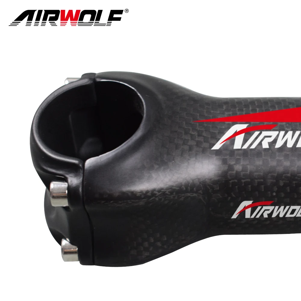 Airwolf полный карбоновый Стержень 31,8*70-130 мм руля велосипеда ангела 6 градусов руля велосипеда силовой ствол MTB