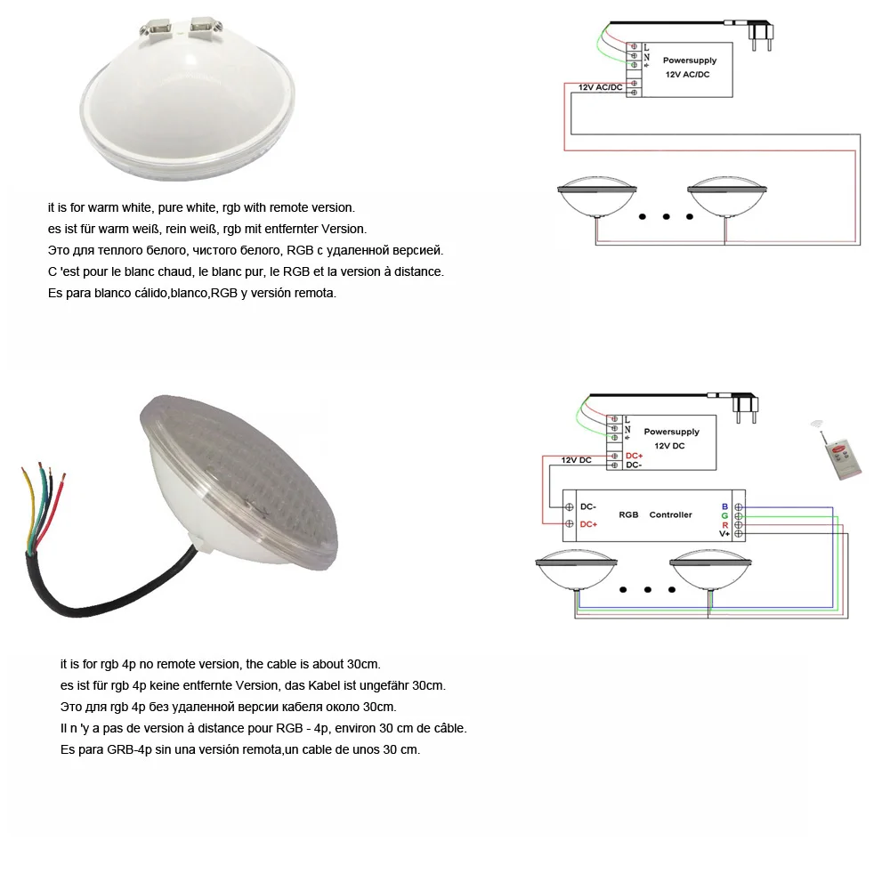 iluminacao subaquatica para piscina 12v par 56 05